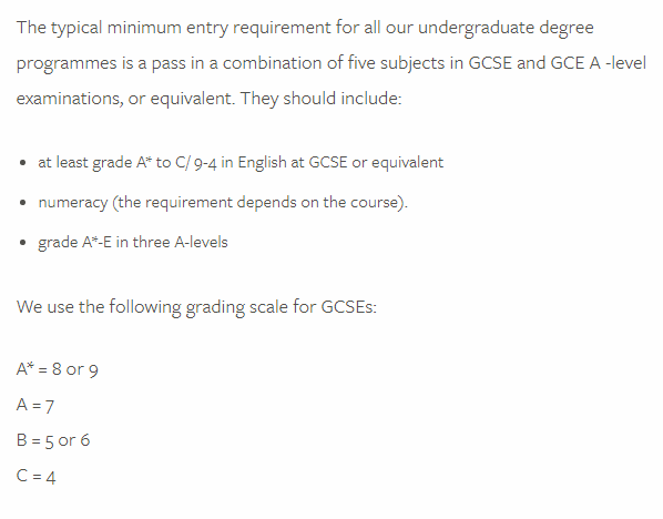 最新2020QS 世界Top100大学A-level详细要求（下） 数据 美国名校 英国大学 名校录取 第22张