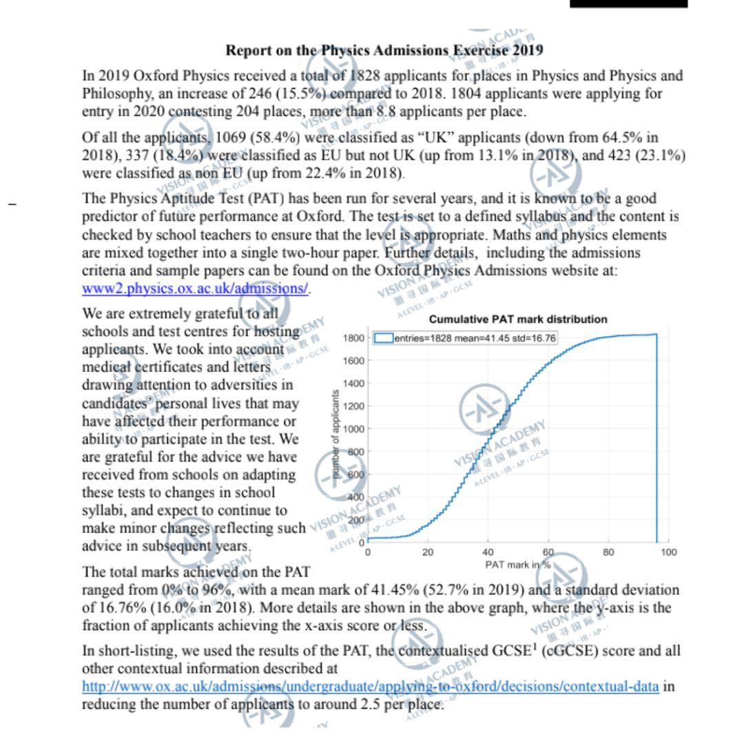 牛津首次公开录取公式,IGCSE成绩直接影响申请结果  数据 留学 牛津大学 PPE 第2张