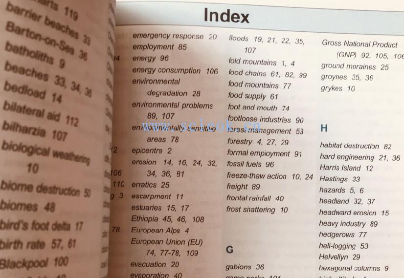 GCSE Geography Resources AQA A Study Guide: Essential Guide  二手英文教材 第4张