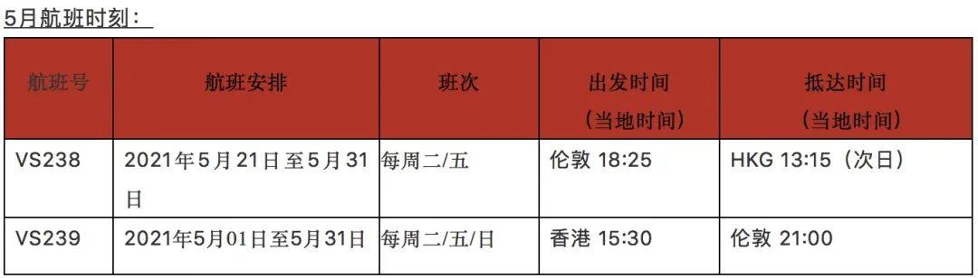 维珍航空更新6月航班计划！希思罗机场设“红名单”隔离区域  英国留学 留学 疫情相关 第2张