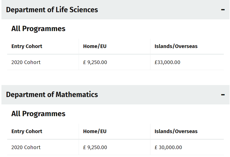 G5哪家学费最贵？留学首先还得拼家庭经济实力  英国大学 牛津大学 剑桥大学 费用 第5张