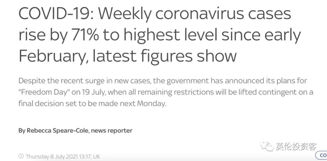 英镑下跌，英国连续两天日增3.2万，感染周增71%！英格兰若夺冠或全国放假一天  英国留学 第5张