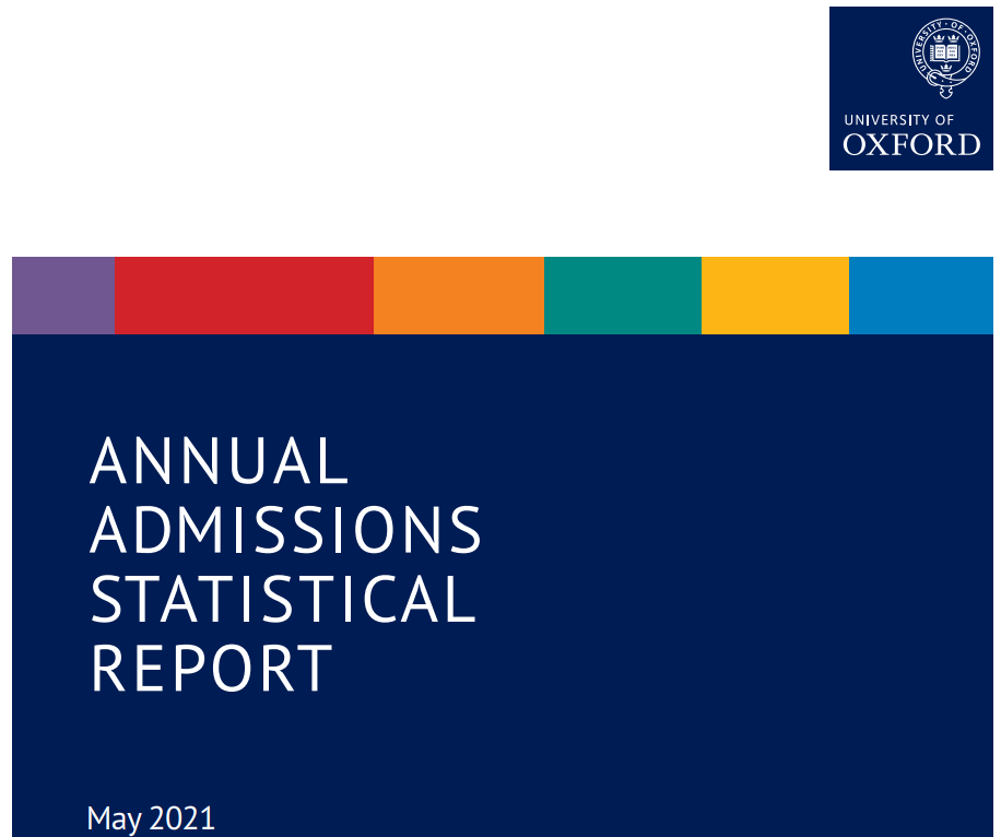 牛津大学2021最新录取数据 竞争最激烈的专业前2位是经管与计算机  数据 牛津大学 第1张