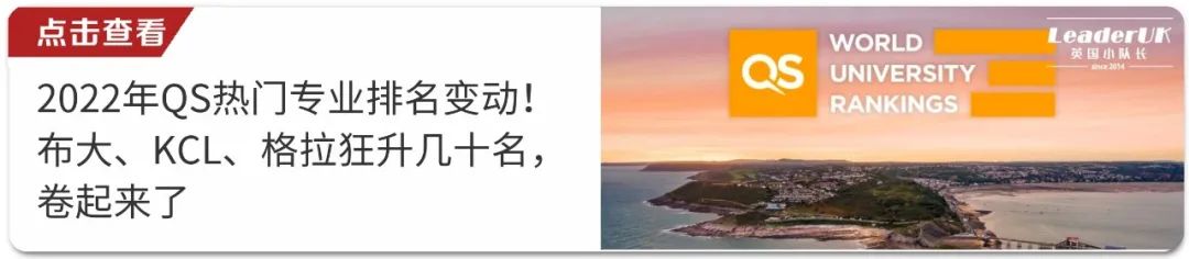 2022年QS学科排名 | 英国大学14个专业世界第一！  英国留学 数据 第1张