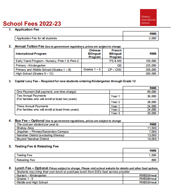 大湾区最全30+外籍校盘点，含身份&学费&招生要求  数据 国际学校 第12张