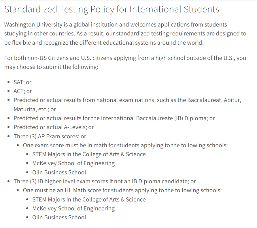 2022-23申请季美国大学标化政策--这些学校要求提交SAT/ACT成绩！  留学 第8张