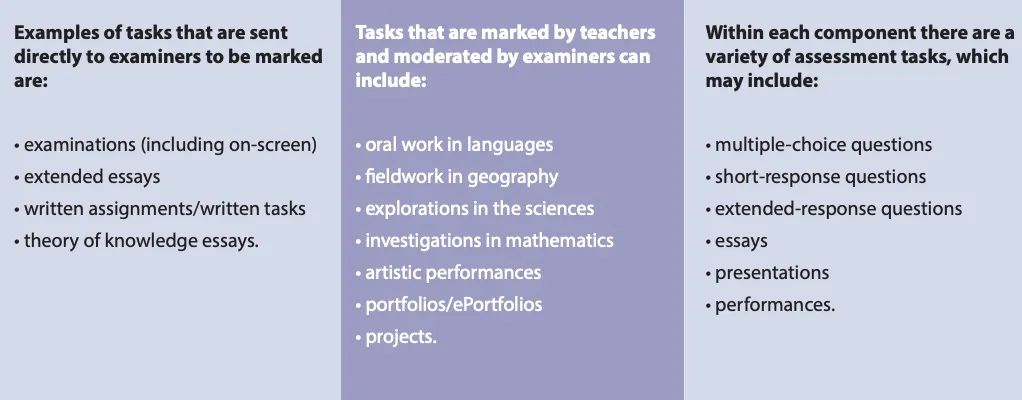 看看国际学校中AP/A-Level/IB的课程，各自的多元化评价方式  国际学校 第8张