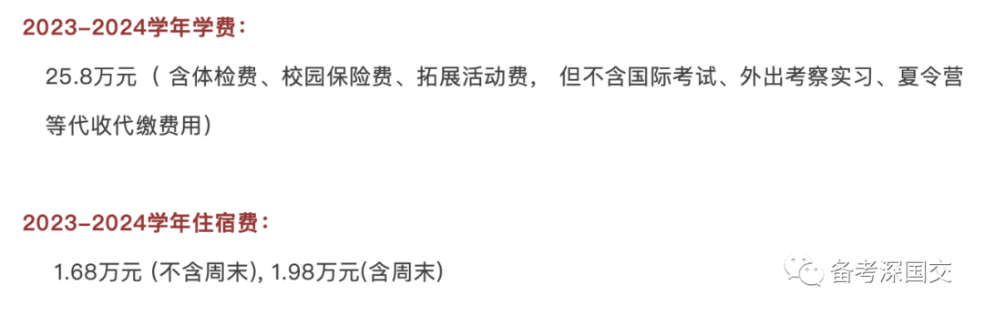 2023年开始读深国交到硕士毕业要花多少钱？500万你准备好了吗？