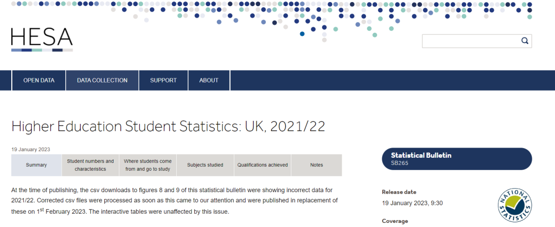 中国留学生近16万！英国2021/22学年高等教育学生数据  数据 英国留学 第1张